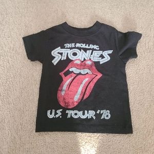 Baby boy rolling stones shirt